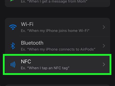 enable nfc on iphone